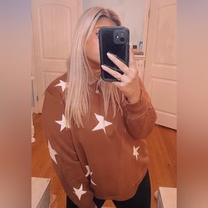 Preppy Zenana Star Sweatshirt